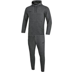 Afbeelding van JAKO Joggingpak met sweaterkap Premium Basics | Antraciet Gemeleerd | XXL