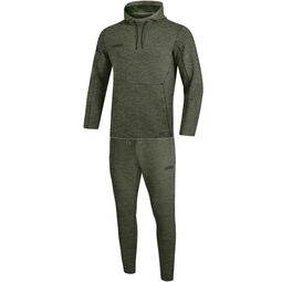 Afbeelding van JAKO Joggingpak met sweaterkap Premium Basics | Kaki Gemeleerd | XXL