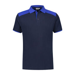 Afbeelding van SANTINO Poloshirt Tivoli | Real Navy / Royal Blue | 5XL