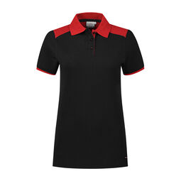 Afbeelding van SANTINO Poloshirt Tivoli ladies | Black / Red | XXL