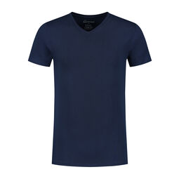 Afbeelding van SANTINO T-shirt Jazz V-neck | Real Navy | 3XL