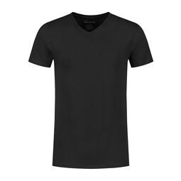 Afbeelding van SANTINO T-shirt Jazz V-neck | Black | 3XL