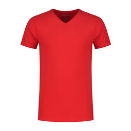 Afbeelding van SANTINO T-shirt Jazz V-neck | Red | 3XL