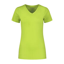 Afbeelding van SANTINO T-shirt Jazz ladies V-neck | Lime | XXL