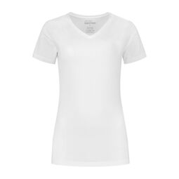 Afbeelding van SANTINO T-shirt Jazz ladies V-neck | White | XXL