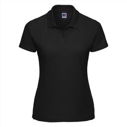 Afbeelding van RUS Ladies Classic Polycot. Polo, Black, XS