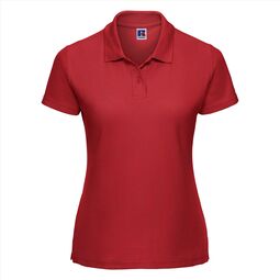 Afbeelding van RUS Ladies Classic Polycot. Polo, Bright Red, XS