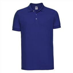 Afbeelding van RUS Men Fitted Stretch Polo, Bright Royal, S