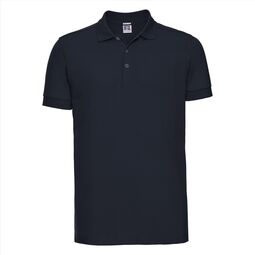 Afbeelding van RUS Men Fitted Stretch Polo, French Navy, S