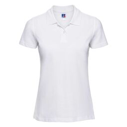 Afbeelding van RUS Ladies Classic Cotton Polo, White, XS