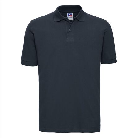 RUS Men Classic Cotton Polo, French Navy, XS