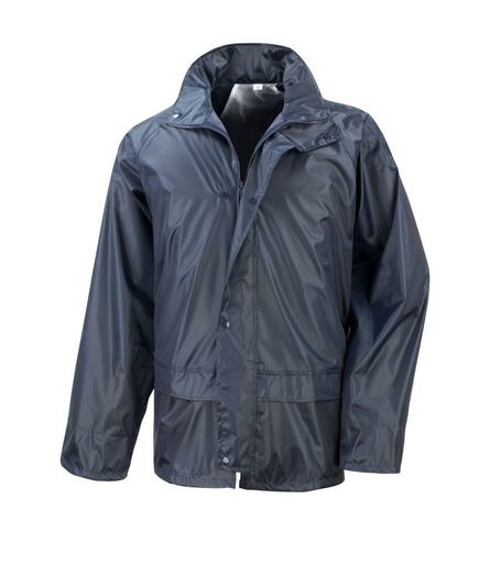 Waterproof Over Jacket, Black, 3XL, Result Core