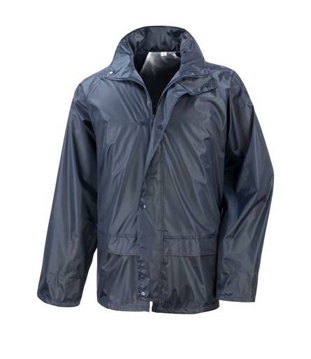 Waterproof Over Jacket, Navy, 3XL, Result Core