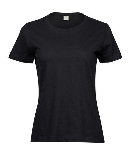 Ladies Sof T-Shirt, Black, L, Tee Jays
