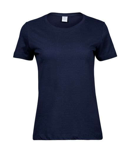 Ladies Sof T-Shirt, Navy, L, Tee Jays