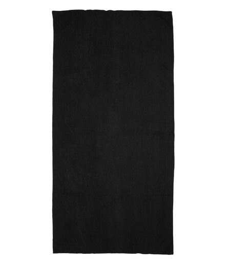 Microfibre Guest Towel, Black, ONE, Towel City