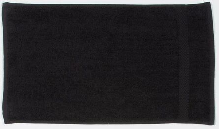 Luxury Guest Towel, Black, ONE, Towel City