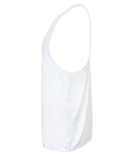 Muscle Vest, White, L, Tombo