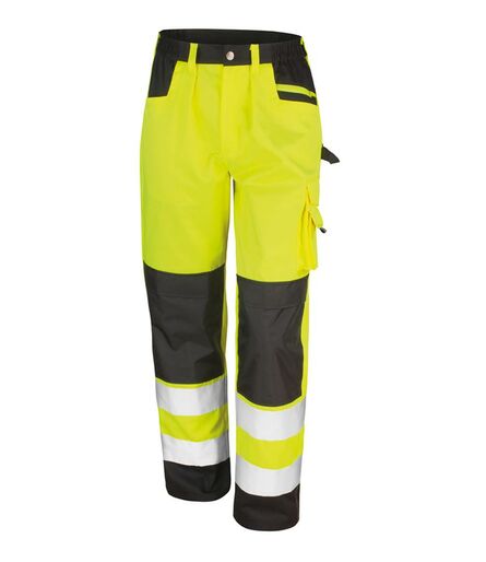 Hi-Vis Cargo Trousers, Fluorescent Yellow, 3XL, Result Safe-Guard