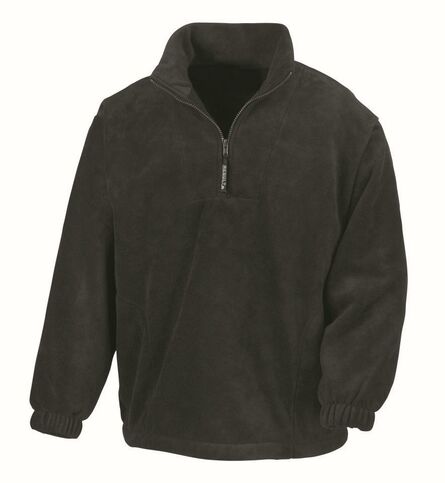 Polartherm™ Zip Neck Fleece, Black, XS, Result