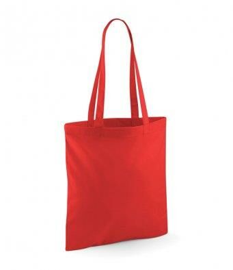 Bag For Life - Long Handles, Bright Red, ONE, Westford Mill