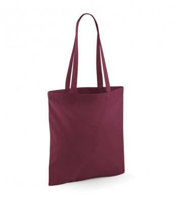 Bag For Life - Long Handles, Burgundy, ONE, Westford Mill