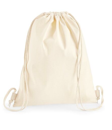 Premium Cotton Gymsac, Natural, ONE, Westford Mill