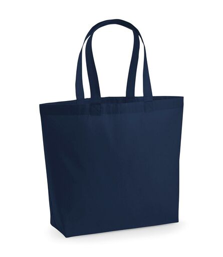 Premium Cotton Maxi Tote Bag, French Navy, ONE, Westford Mill