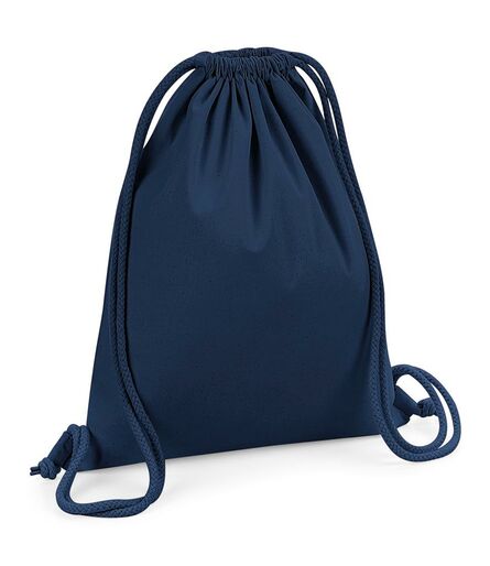 Organic Premium Cotton Gymsac, French Navy, ONE, Westford Mill