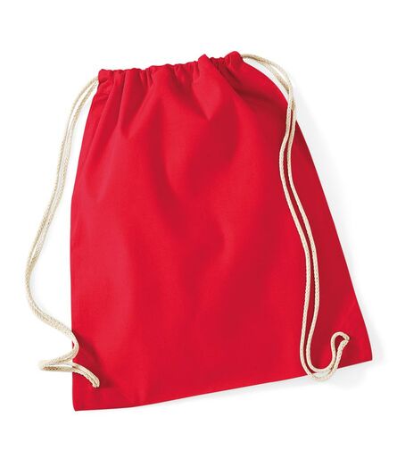 Cotton Gymsac, Classic Red, ONE, Westford Mill