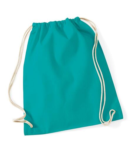 Cotton Gymsac, Emerald, ONE, Westford Mill