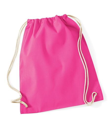 Cotton Gymsac, Fuchsia, ONE, Westford Mill
