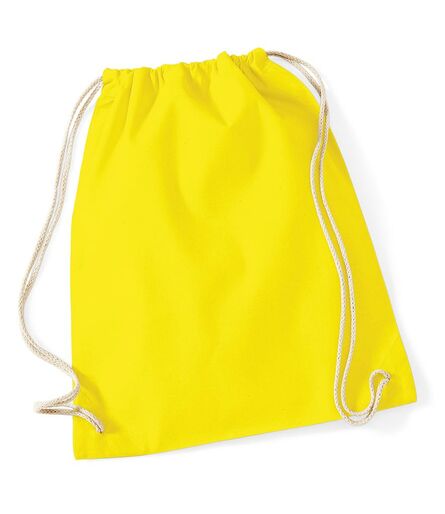 Cotton Gymsac, Yellow, ONE, Westford Mill