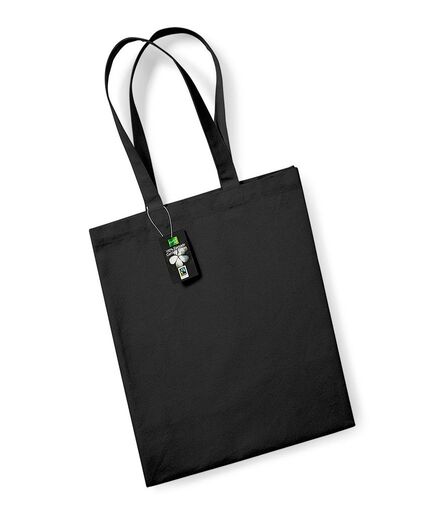 Fairtrade Cotton Classic Shopper, Black, ONE, Westford Mill