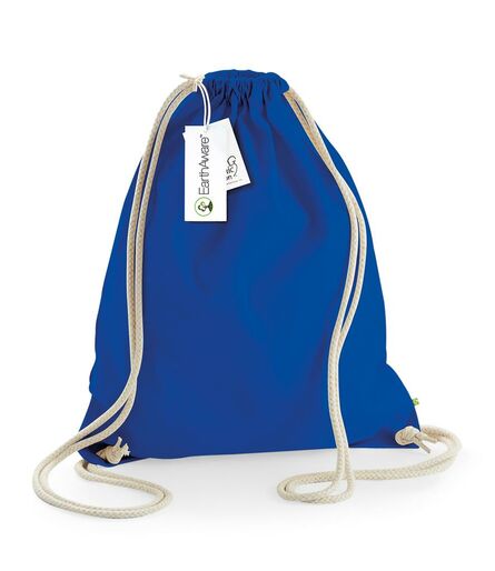 EarthAware® Organic Gymsac, Bright Royal, ONE, Westford Mill