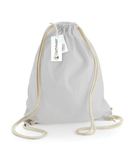 EarthAware® Organic Gymsac, Light Grey, ONE, Westford Mill