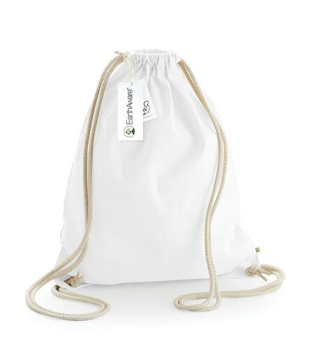 EarthAware® Organic Gymsac, White, ONE, Westford Mill