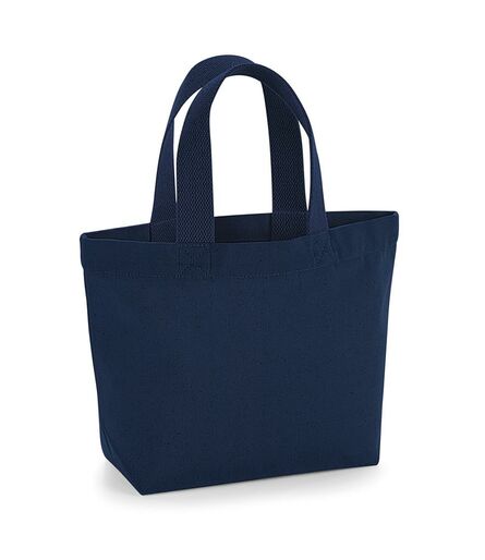 EarthAware® Organic Marina Mini Tote, French Navy, ONE, Westford Mill