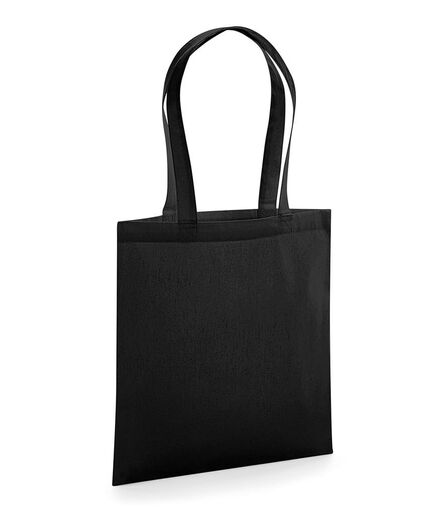 Organic Premium Cotton Tote, Black, ONE, Westford Mill