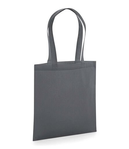 Organic Premium Cotton Tote, Graphite Grey, ONE, Westford Mill