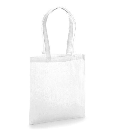 Organic Premium Cotton Tote, White, ONE, Westford Mill