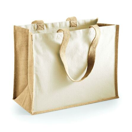 Printers Jute Classic Shopper, Natural, ONE, Westford Mill