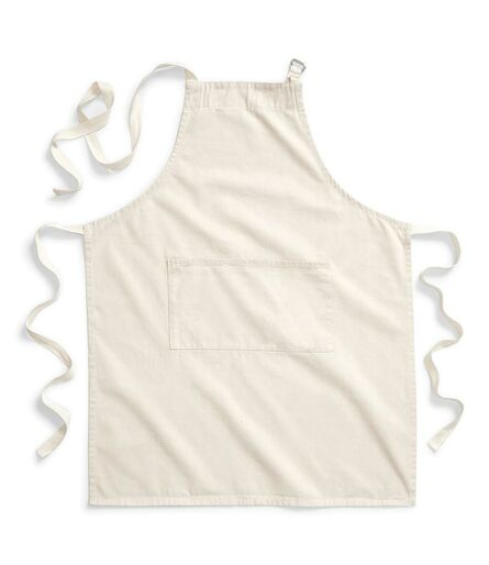 Fairtrade Adult Craft Apron, Natural, ONE, Westford Mill