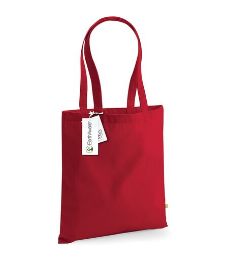 EarthAware® Organic Bag For Life, Classic Red, ONE, Westford Mill