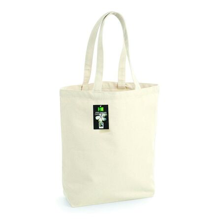 Fairtrade Cotton Camden Shopper, Natural, ONE, Westford Mill