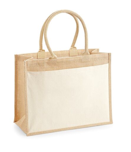 Pocket Jute Shopper, Natural, ONE, Westford Mill