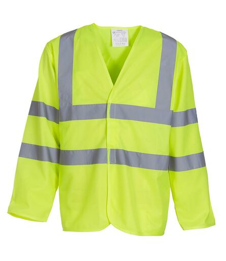 Hi-Vis Long Sleeve Jacket, Yellow, 3XL, Yoko