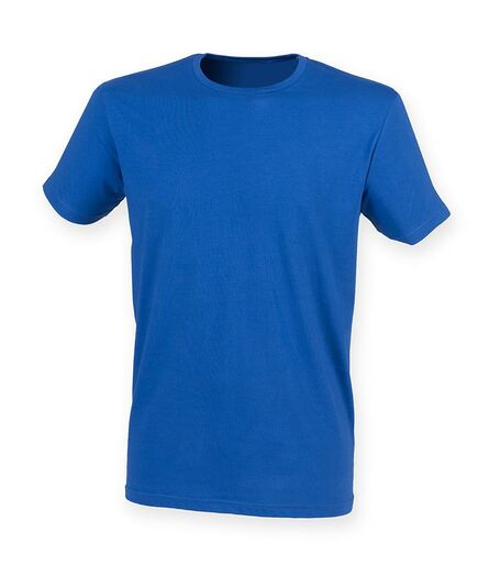 Men Feel Good Stretch T-Shirt, Royal Blue, L, SF