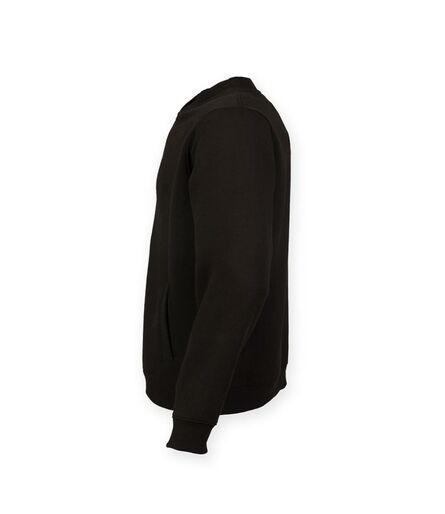 Unisex Bomber Sweat Jacket, Black, L, SF