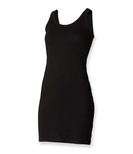 Ladies Tank Dress, Black, L, SF